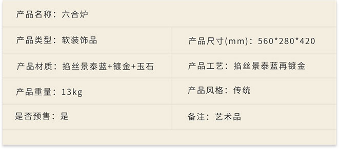 新中式家具軟裝設(shè)計,掐絲景泰藍鍍金,六合爐詳情.jpg